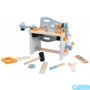 Деревянная мастерская с инструментами Ecotoys, 52 эл.